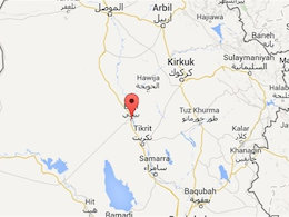 شهر "بیجی" عراق آزاد شد  نقشه عراق