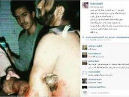 پست لیلا اوتادی درمورد شهدا و صدام  لیلا43