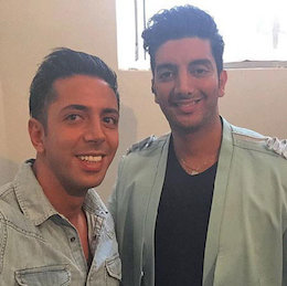 شباهت عجیب دو خواننده ایرانی+عکس  فرزاد فرزین، رضایا