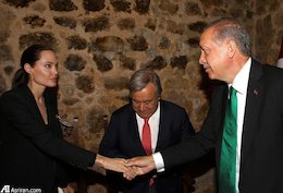دیدار آنجلینا جولی با اردوغان