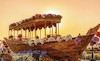 بزرگترین باغ گل جهان در عمق صحرای دبی