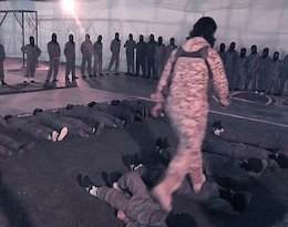 تمرینات کماندوهای داعش+تصاویر کماندوهای داعش