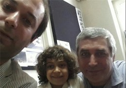 سلفی کامران نجفزاده با حاتمیکیا +عکس سلفی کامران نجفزاده با حاتمیکیا