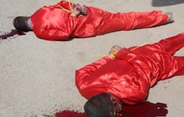 اعدام مردان الانبار به دست داعش + تصاویر(۱۸+) اعدام توسط داعش