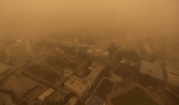 نمایندگان سیستان و بلوچستان به ستاد بحران، نامه نوشتند طوفان شن در قاهره