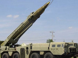 شلیک اسکاد به پایگاه موشکی سعودی اسکاد