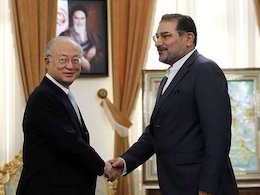  دیدار آمانو با شمخانی