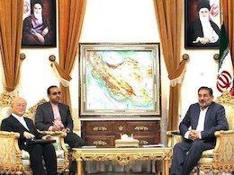 نیویورک تایمز: آمانو به دنبال جلب موافقت ایران برای مصاحبه با دانشمندان هستهای است  کراپشده -  دیدار آمانو با شمخانی