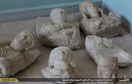تخریب آثار باستانی توسط داعش