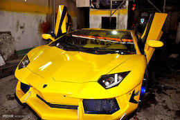 ساخت «لامبورگینی دستساز» در مشهد!+عکس لامبورگینی دستساز