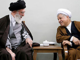 آیتالله خامنهای در ایران جایگزینی ندارد هاشمی و رهبری