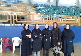 مسابقات داژبال بانوان+عکس دژابال بانوان