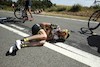 تصادف خونین ۳۰ دوچرخه سوار