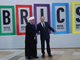 سرمايه بانک مشترک «بريکس» ۱۰۰ میلیارد دلار اعلام شد پوتین و روحانی 43