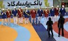 کشتی گیران زن ایرانی