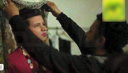 مسئول داعشی با آرایش زنانه!+عکس فرار داعشی با لباس زنانه