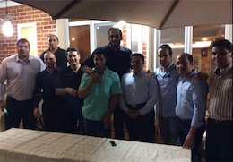 علی كريمی در مراسم افطاری هدايتی+عكس علی کریمی