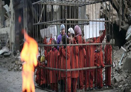 داعش ۹ کودک را "زنده زنده" سوزاند +تصاویر زنده سوزاندن کودکان