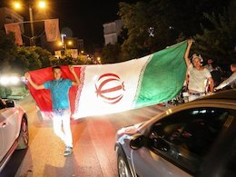 مردم کدام مناطق تهران جشن هستهای گرفتند؟+عکس جشن هسته ای