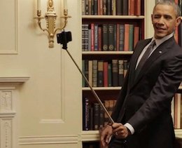 بازیکن استقلال در صفحه شخصی باراک اوباما+عکس  سلفی اوباما