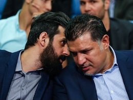 روبوسی علی دایی و حسن روحانی +عکس  علی دایی و سعید معروف