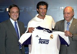 جنجالی ترین نقلوانتقالات تاریخ فوتبال +عکس  فیگو