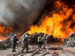 آتش سوزی در بازار مرکزی تهران آتش سوزی در جنوب تهران