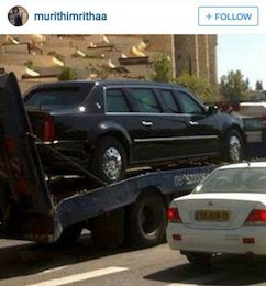 خودروی فوق امنیتی آقای رییس جمهور+عکس  خودروی ویژه فوق امنیتی اوباما