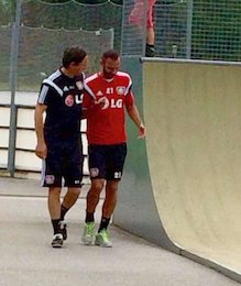 گریه بازیکن فوتبال در تمرین!+عکس عمر توپراک