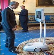 دیدار یک ربات با اوباما