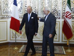 دیدار فابیوس با ظریف در تهران