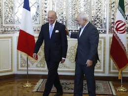 نوفللوشاتوی تهران قفل شد  دیدار فابیوس با ظریف