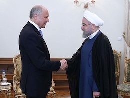 دیدار فابیوس با روحانی