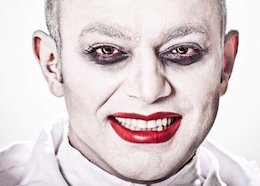 رژلب بازیگر مرد ایرانی !+عکس صابر ابر