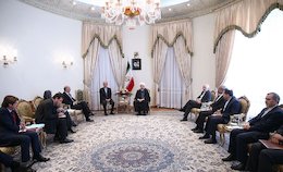 ظریف پاسخ بی احترامی فابیوس را داد+تصاویر زبان بدن ظریف