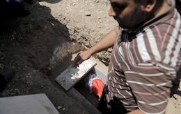 شهادت پدر نوزادفلسطینی سوزانده شده  نوزاد فلسطینی