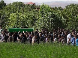 تشییع پیکر شهید آصف حیدری