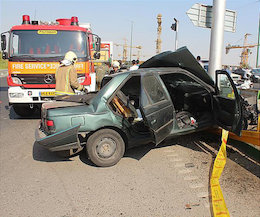 مرگ دلخراش دختر جوان در تهران+تصاویر تصادف