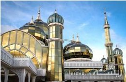 مسجدی از جنس کریستال+تصاویر مسجد کریستالی