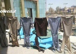 داعشی ها لخت فرار کردند؟!/عکس لباس داعش