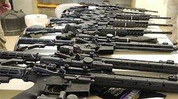 کشف محموله سلاح و مهمات در سویداء+تصاویر  سلاح آمریکایی داعش