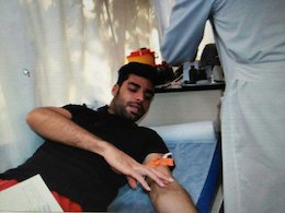 اقدام قابل تقدیر بنگر و مهدی طارمی/عکس طارمی