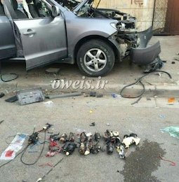 ماشین لوکس انتحاری داعش+ تصاویر هیوندای انتحاری داعش