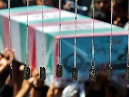 تشییع و خاکسپاری شهدا در نقاط مختلف ایران