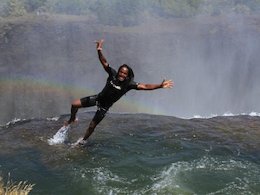 استخر شیطان در زیمباوه  آبشار