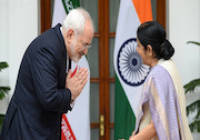 ظریف و وزیر خارجه هند