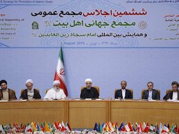 به دنبال قمراسلام هستیم نه هلال شیعه/قدرت ما در منطق و مذاکره است روحانی/*