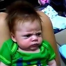 اخموترین نوزاد جهان+عکس  اخموترین نوزاد جهان