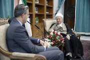 رفسنجانی با سفیر ترکیه