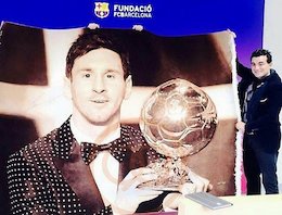 عشقی باورنکردنی به لیونل مسی+عکس فرش ایرانی لیونل مسی